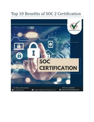 top 10 benefits of soc 2 certification