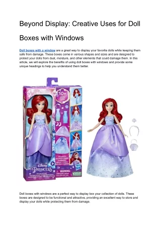 02-Beyond Display_ Creative Uses for Doll Boxes with Windows05-05-2023