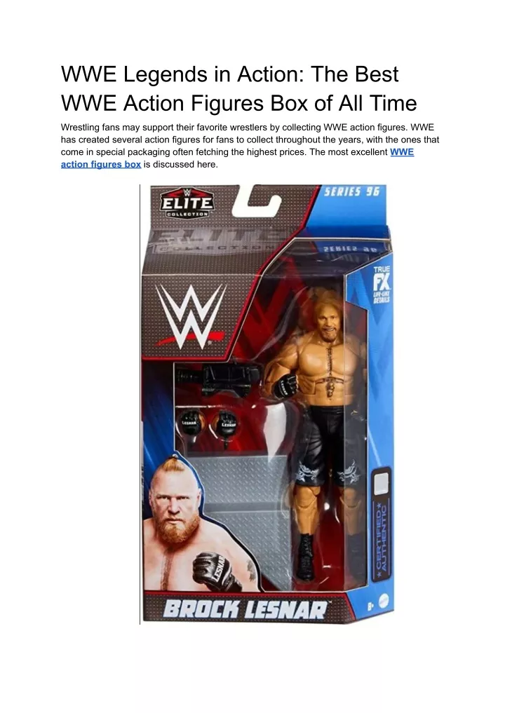 wwe legends in action the best wwe action figures