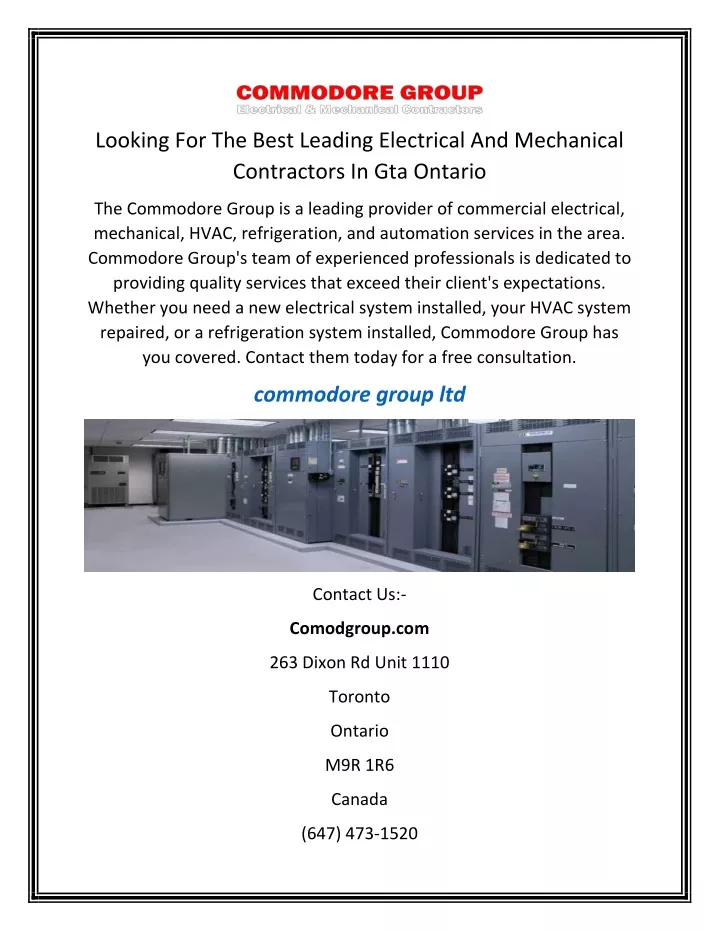 looking for the best leading electrical