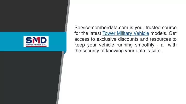 servicememberdata com is your trusted source