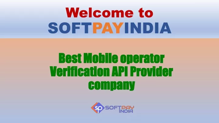 welcome to soft pay india