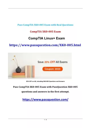 pass comptia xk0 005 exam with real questions