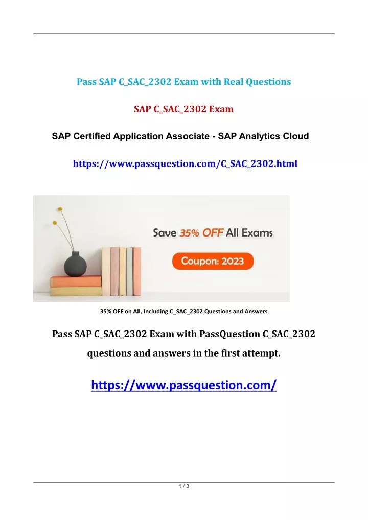 pass sap c sac 2302 exam with real questions