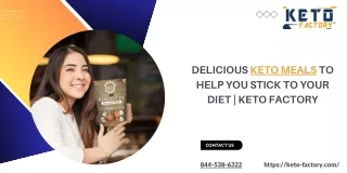 Delicious Keto Meals to Help You Stick to Your Diet  Keto Factory