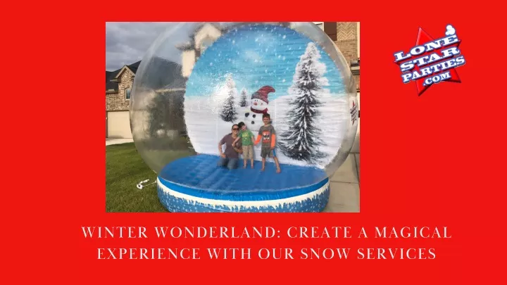 winter wonderland create a magical experience