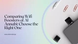 comparing wifi boosters at al annabi choose
