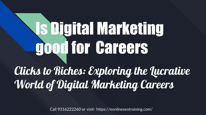 clicks to riches exploring the lucrative world of digital marketing careers