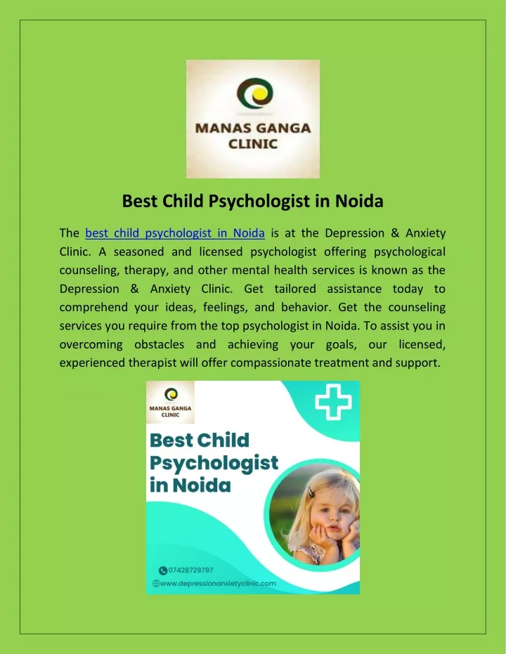 best child psychologist in noida