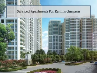 Finest Service Apartment for Rent in Gurgaon