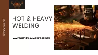 Welding Repair Services in Hadfield - Hot & Heavy Welding