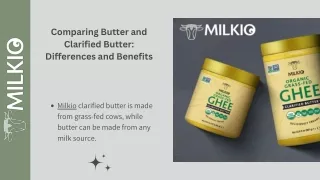 comparing butter and clarified butter differences