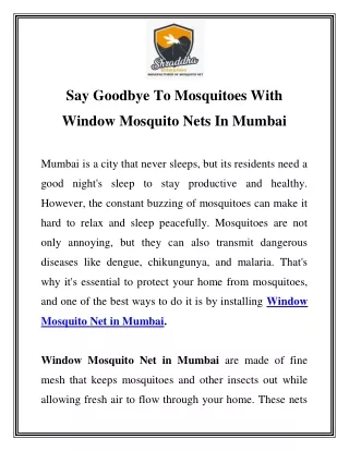 Window Mosquito Net in Mumbai Call-7290093230