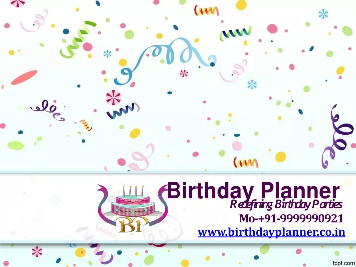 birthday planner