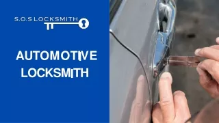 Get The Best Automotive Locksmith Service