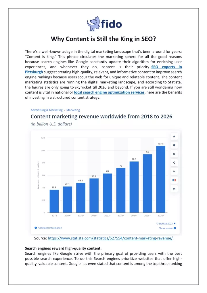 why content is still the king in seo there