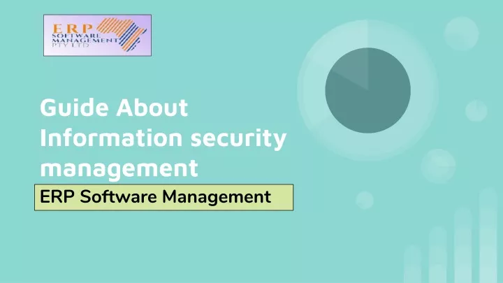 guide about information security management