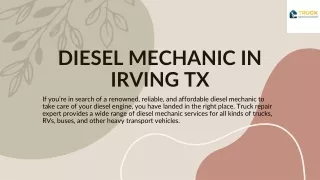 diesel mechanic in irving tx