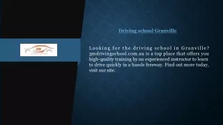 Driving school Granville 3mdrivingschool