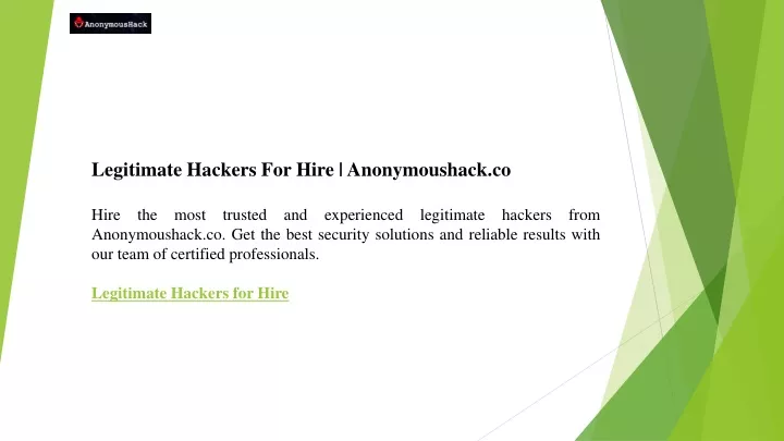 legitimate hackers for hire anonymoushack co hire