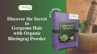 Discover The Secret To Gorgeous Hair With Organic Bhringraj Powder