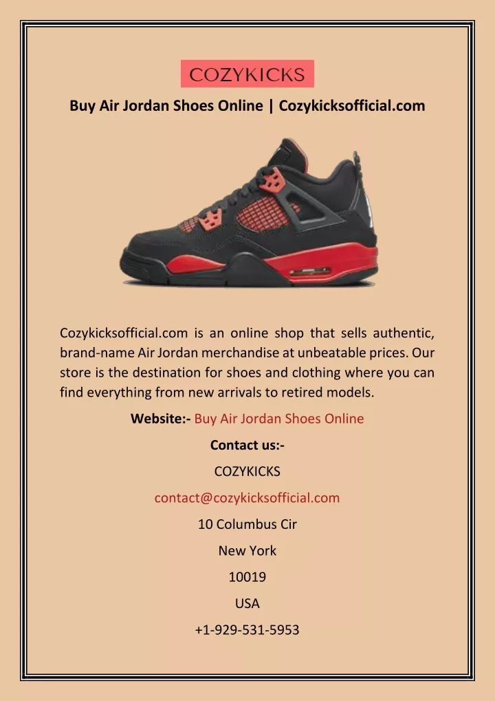 buy air jordan shoes online cozykicksofficial com