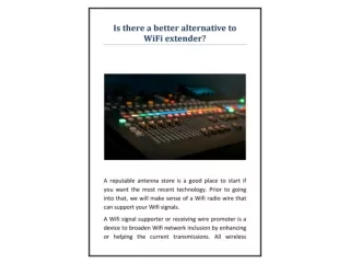 Is there a better alternative to WiFi extender