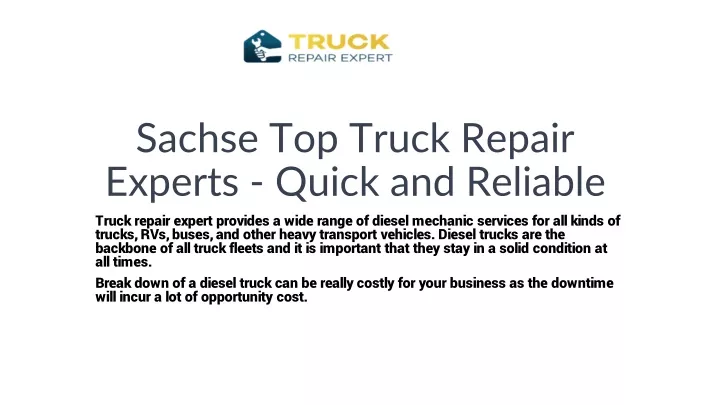sachse top truck repair experts quick and reliable