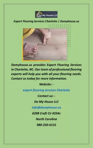 Expert Flooring Services Charlotte  Domyhouse.us