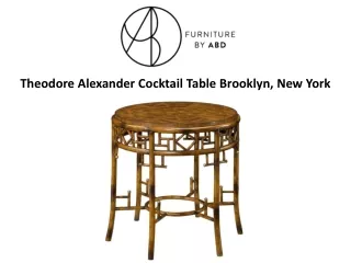 Theodore Alexander Cocktail Table Brooklyn, New York
