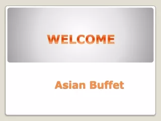 asian buffet