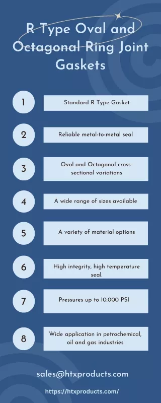 R Type Oval and Octagonal Ring Joint Gaskets