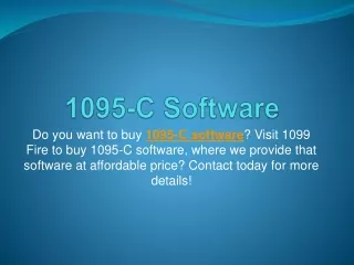 1095-C Software