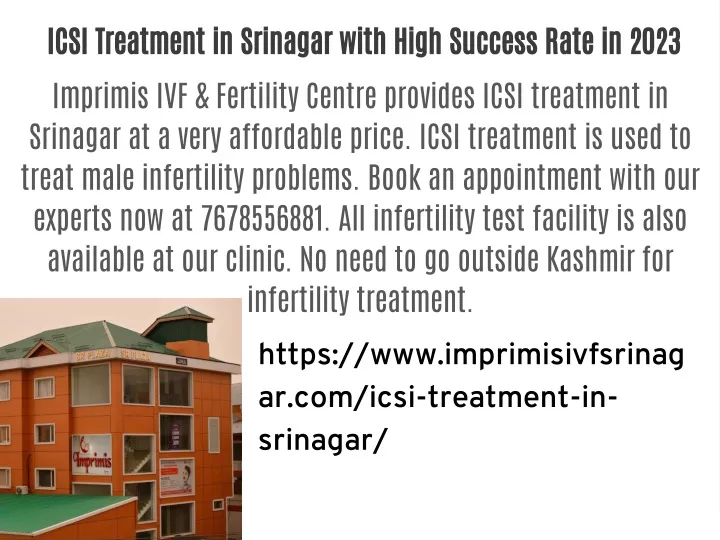 icsi treatment in srinagar with high success rate