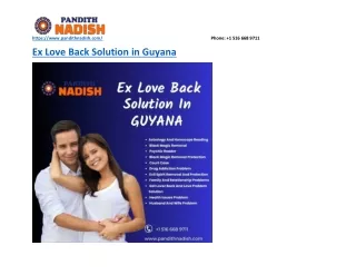 Best Ex Love Back Solution  In Guyana -pandithnadish