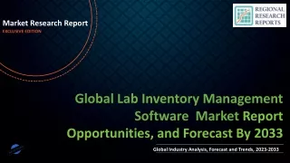 market research report exclusive edition