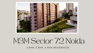 m3m sector 72 noida