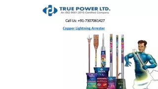 Copper Bonded Lightning Arrester