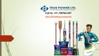 Back Fill Earthing Compound