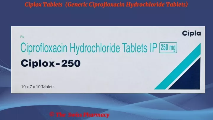 ciplox tablets generic ciprofloxacin