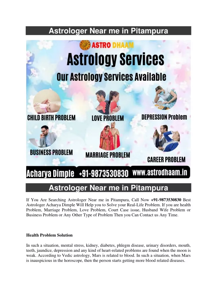 astrologer near me in pitampura