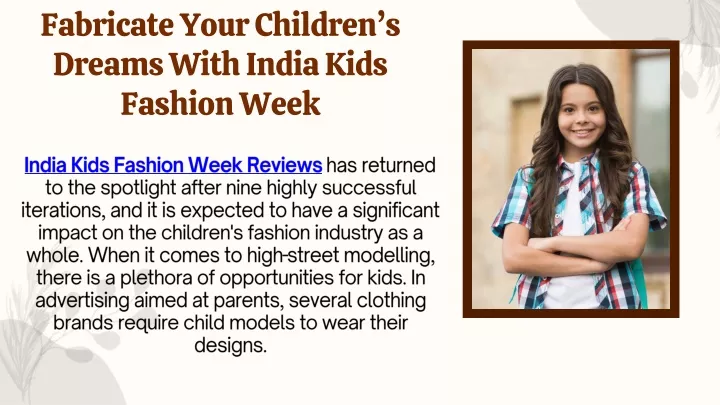 fabricate your children s dreams with india kids