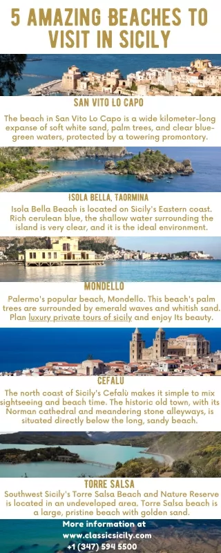 5 amazing Beaches to visit in Sicily