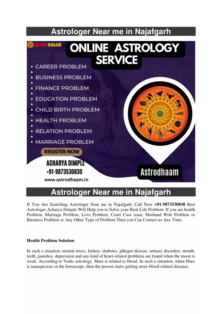 astrologer near me in najafgarh