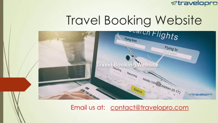 travel booking website