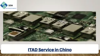 Secure and Sustainable ITAD Service in Chino - SEM Recycling