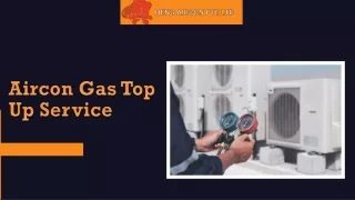 aircon gas top up service