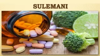 What are the benefits of herbal medicines in Pakistan and when are being used Sulemani