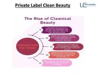 Private Label Clean Beauty