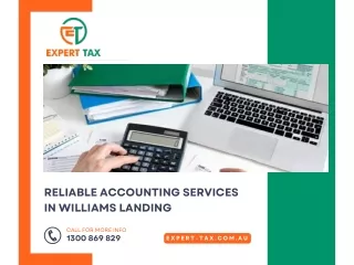 Reliable Accounting Services in Williams Landing